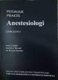 Petunjuk Praktis Anestesiologi