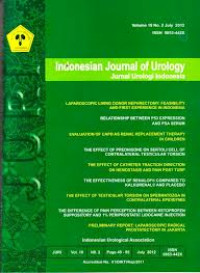 Indonesian Journal of Urology: Jurnal Urologi Indonesia