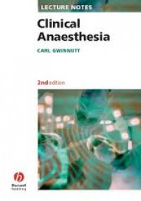 Lecture Notes Clinical Anaesthesia