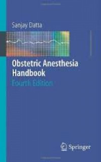 Obstetric Anesthesia Handbook