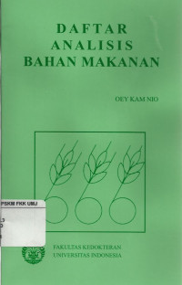 Daftar Analisis Bahan Makanan