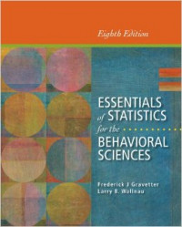 Essentials of Statistics for the Behavioral Sciences