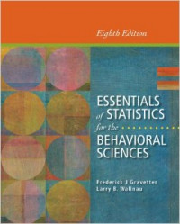 Essentials of Statistics for the Behavioral Sciences