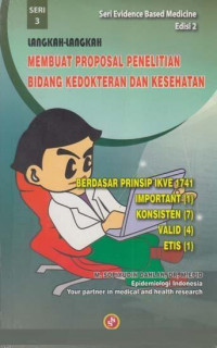 Langkah-Langkah Membuat Proposal Penelitian Bidang Kedokteran dan Kesehatan