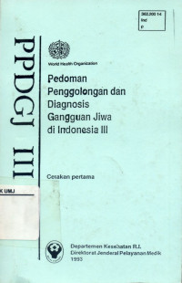 Pedoman Penggolongan dan Diagnosis Gangguan Jiwa di Indonesia III