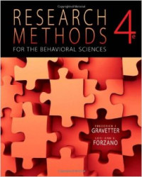 Research Methods for the Behavioral Science