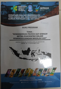 Kemandirian profesi gizi sebgai mitra pemerintah dalam penanggulangan masalah gizi