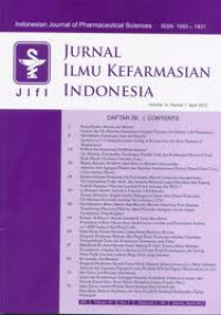 Jurnal Ilmu Kefarmasian Indonesia: Indonesian Journal of Pharmaceutical Sciences