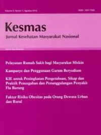 Kesmas: Jurnal kesehatan Masyarakat Nasional