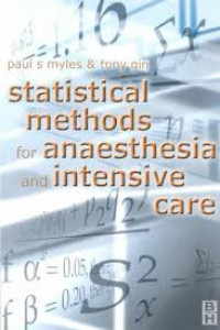 Statistical methods for Anaesthesia and intensive care