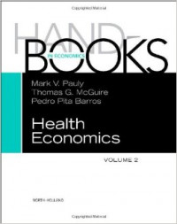 Handbooks of Health Economics Vol.2