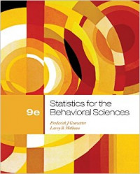 Statistics for the Behavioral Sciences
Statistics for the Behavioral Sciences